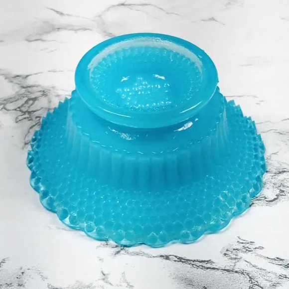 Degenhart Glass Star & Dewdrop Trinket Paperweight Open Salt Vtg - Picture 5 of 9